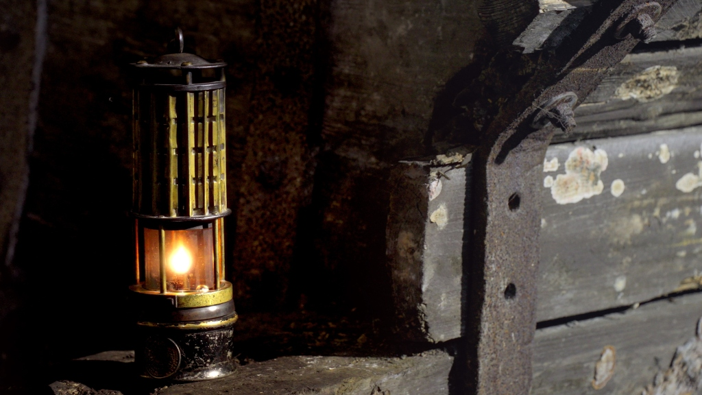 Historical mining heritage artifact cinematography in Alberta